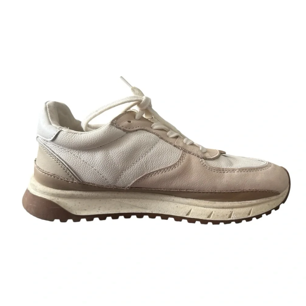 Madewell Kickoff Trainer Sneakers Women’s Size 9 Antique Cream Neutral Comfort - Picture 4 of 10